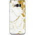 White Scattered Marble Galaxy S8 Skin