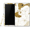 White Scattered Marble Samsung Galaxy Tab Skin