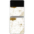 White Scattered Marble Galaxy Z Flip3 5G Skin