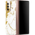 White Scattered Marble Galaxy Z Fold2 5G Skin