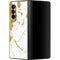 White Scattered Marble Galaxy Z Fold3 5G Skin