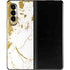 White Scattered Marble Galaxy Z Fold3 5G Skin