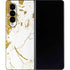 White Scattered Marble Galaxy Z Fold4 5G Skin