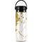 White Scattered Marble Hydro Flask 20oz Wide Mouth Skin