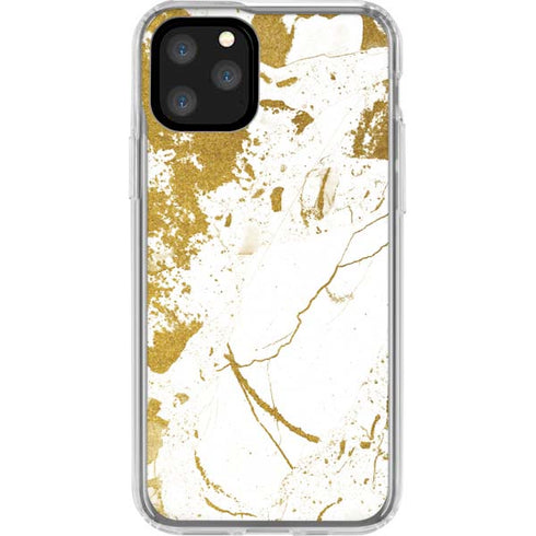 White Scattered Marble iPhone 11 Pro Clear Case