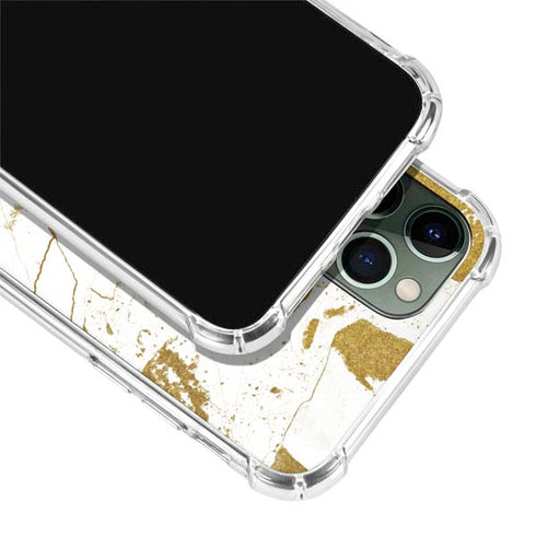 White Scattered Marble iPhone 11 Pro Max Clear Case
