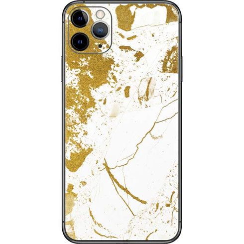 White Scattered Marble iPhone 11 Pro Max Skin
