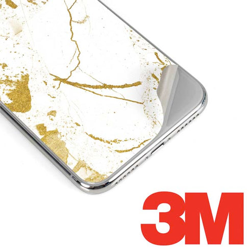 White Scattered Marble iPhone 11 Pro Skin