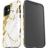White Scattered Marble iPhone 12 Impact Case
