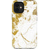White Scattered Marble iPhone 12 Mini Impact Case
