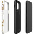 White Scattered Marble iPhone 12 Pro Impact Case