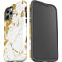 White Scattered Marble iPhone 12 Pro Impact Case