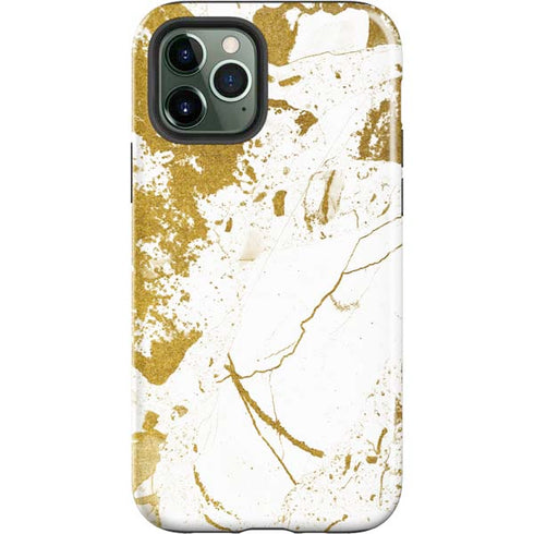 White Scattered Marble iPhone 12 Pro Max Impact Case