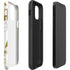 White Scattered Marble iPhone 12 Pro Max Impact Case