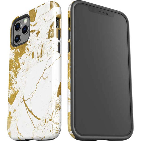 White Scattered Marble iPhone 12 Pro Max Impact Case