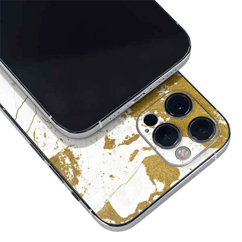 White Scattered Marble iPhone 12 Pro Max Skin