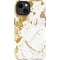 White Scattered Marble iPhone 14 Plus Impact Case