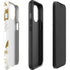 White Scattered Marble iPhone 14 Impact Case
