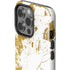 White Scattered Marble iPhone 14 Pro Impact Case