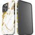 White Scattered Marble iPhone 15 Pro Max Impact Case