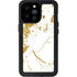 White Scattered Marble iPhone 14 Pro Max Waterproof Case
