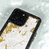 White Scattered Marble iPhone 14 Pro Max Waterproof Case