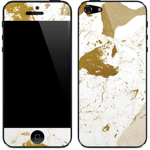 White Scattered Marble iPhone 5/5s/5SE Skin
