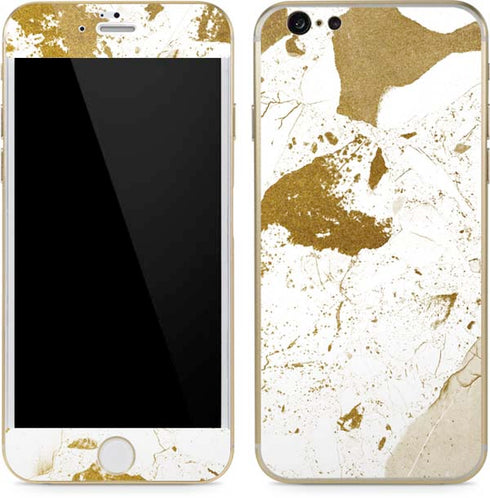 White Scattered Marble iPhone 6/6s Skin