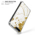 White Scattered Marble iPhone 7/8 Plus Clear Case