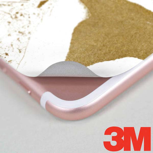 White Scattered Marble iPhone 7 Skin