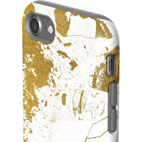 White Scattered Marble iPhone SE (2nd & 3rd Gen) Pro Case