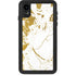 White Scattered Marble iPhone XR Waterproof Case