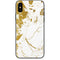 White Scattered Marble iPhone XS Skin