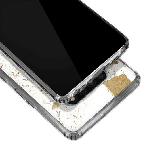 White Scattered Marble LG Stylo 6 Clear Case