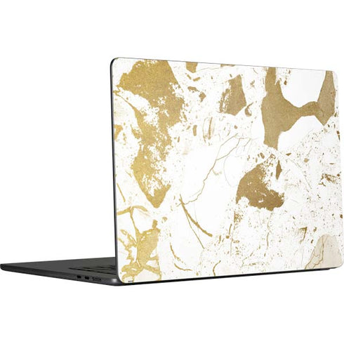 White Scattered Marble MacBook Air 15 in (2023) Skin