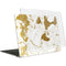White Scattered Marble MacBook Air 15in (2023-2025) Case plus Skin