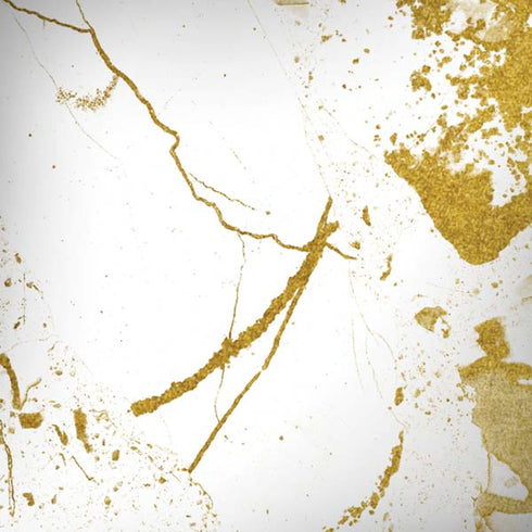 White Scattered Marble Moto G6 Skin