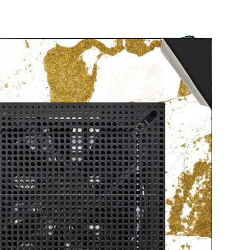 White Scattered Marble NZXT H510 Compact ATX Mid-Tower Case Skin
