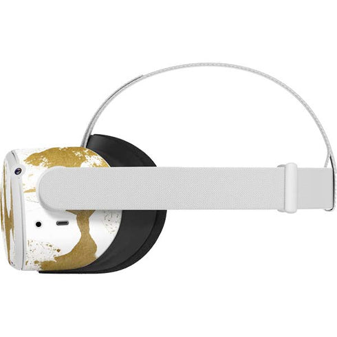 White Scattered Marble Oculus Quest 2 Skin