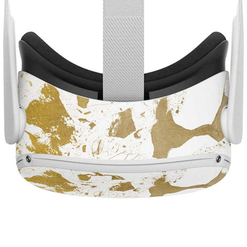 White Scattered Marble Oculus Quest 2 Skin