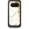 White Scattered Marble Otterbox Commuter Galaxy Skin
