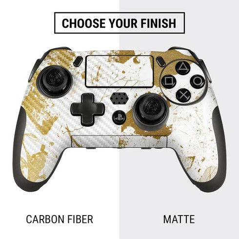 White Scattered Marble PlayStation Scuf Vantage 2 Controller Skin