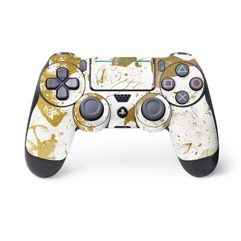 White Scattered Marble PS4 Pro/Slim Controller Skin