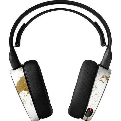 White Scattered Marble SteelSeries Arctis 5 Skin