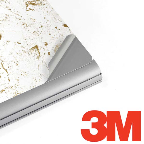 White Scattered Marble Surface Book 2 13.5in Skin
