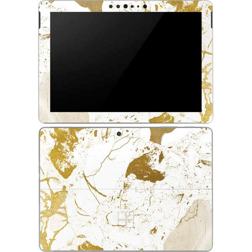 White Scattered Marble Surface Go Skin