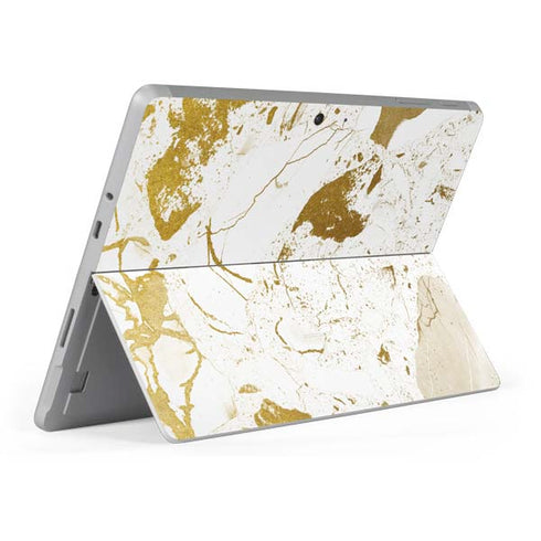 White Scattered Marble Surface Go Skin