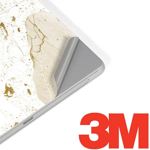 White Scattered Marble Surface Go Skin