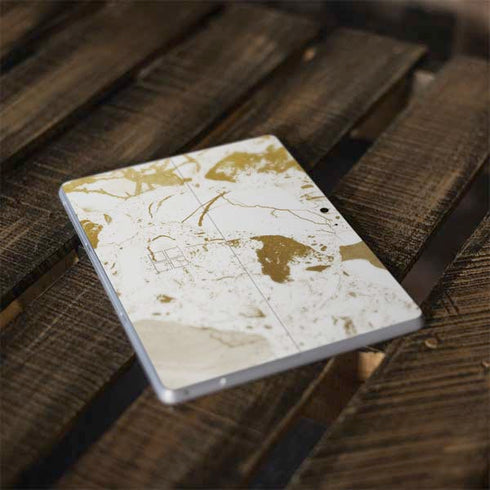 White Scattered Marble Surface Go Skin