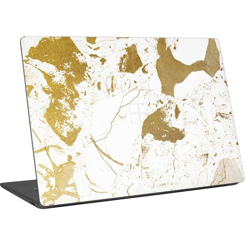 White Scattered Marble Surface Laptop 4 15in Skin
